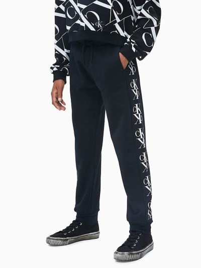 Calvin Klein Ruhák HU218440 | Calvin Klein Organic Cotton Logo Fiu Jogger Fekete